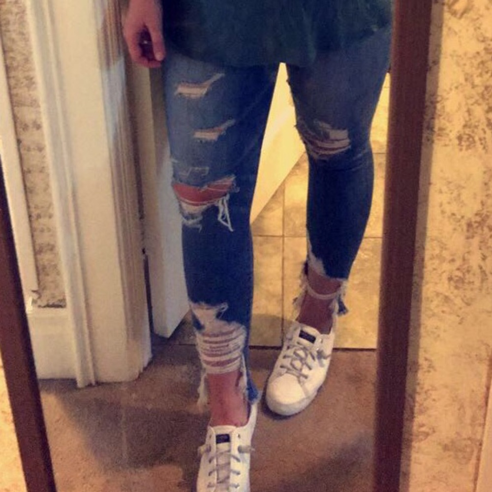 American eagle super stretch high rise jegging!